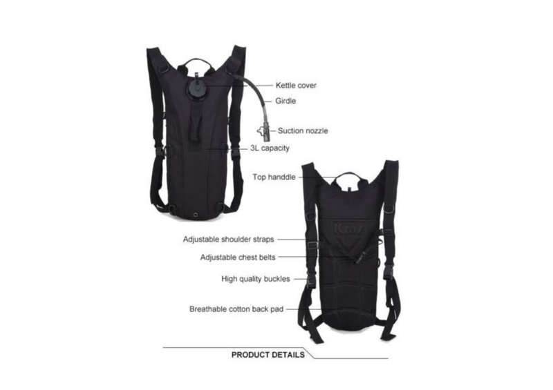 Tactical  water bag with 3L water bladder