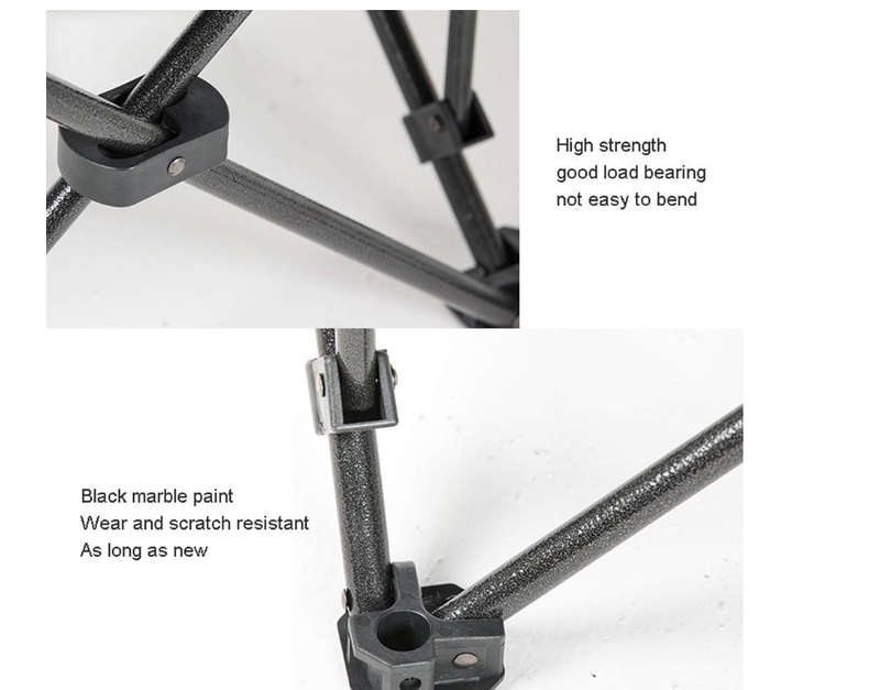 Recliner Camping Chair with Detachable Footrest /Headrest