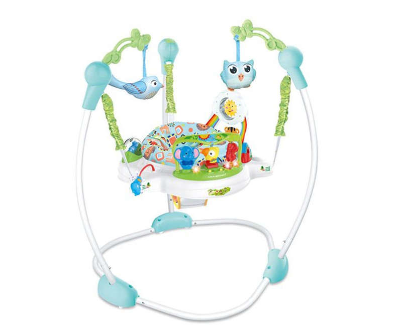 Baby Jumper with Sturdy Freestanding Steel Frame for Safe Jumping
