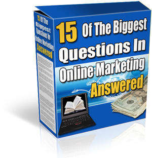 15 Of the Biggest Questions in Online Marketing Answered - 74 Pages eBook
