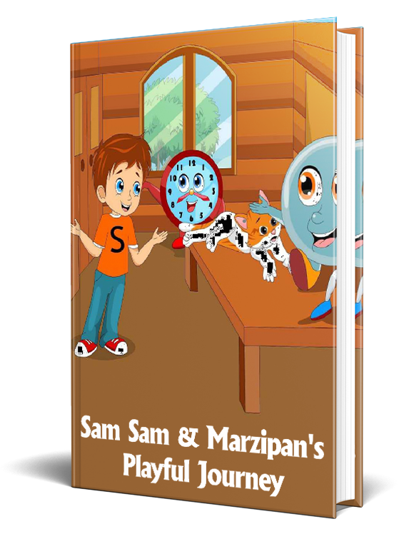 Sam Sam And Marzipan`s Playful Journey - 25 Pages Childrens Picture Story eBook