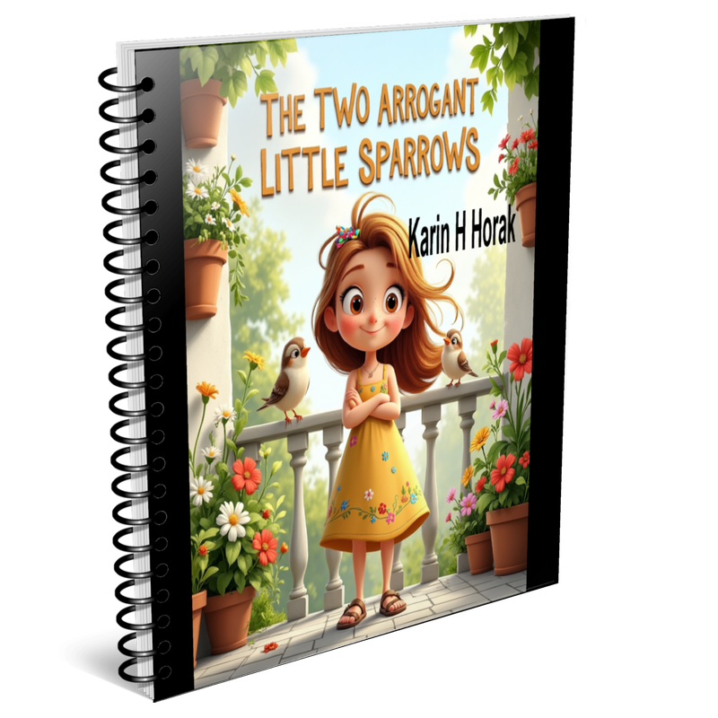 The Two Arrogant Little Sparrows - 22 Pages Kids Picture Story eBook