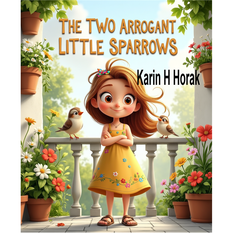 The Two Arrogant Little Sparrows - 22 Pages Kids Picture Story eBook
