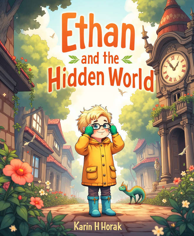 Ethan and the Hidden World - 52 Pages Kids Picture Story eBook