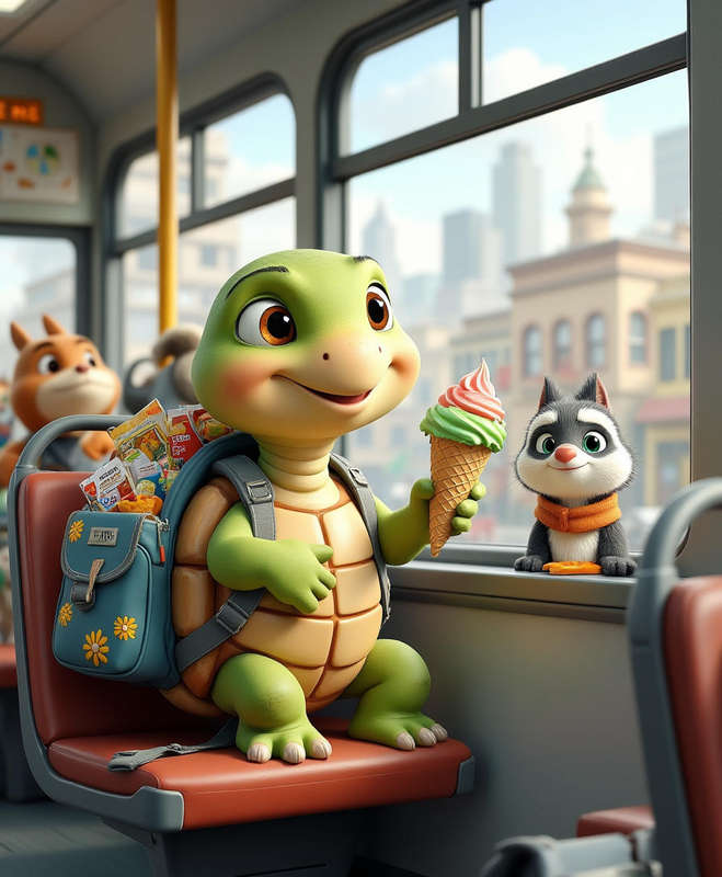 Timmy's Sunshine City Adventure - 21 Pages Kids Picture Story eBook