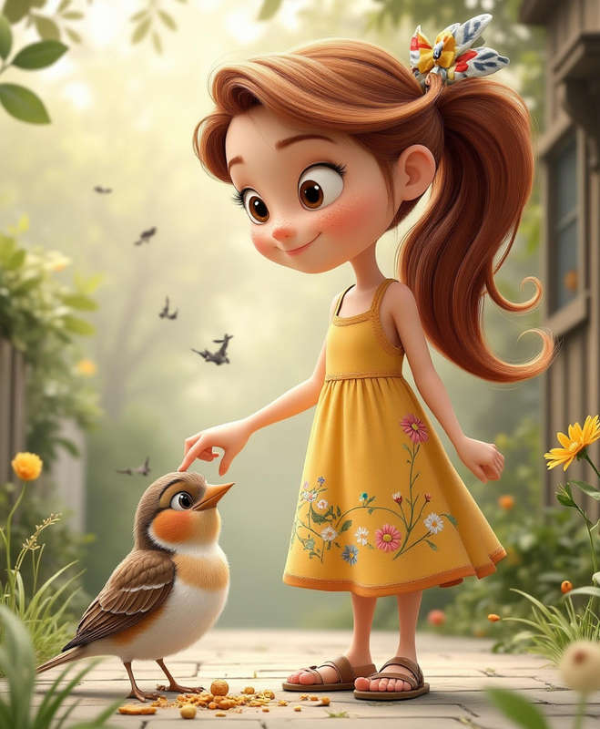 The Two Arrogant Little Sparrows - 22 Pages Kids Picture Story eBook