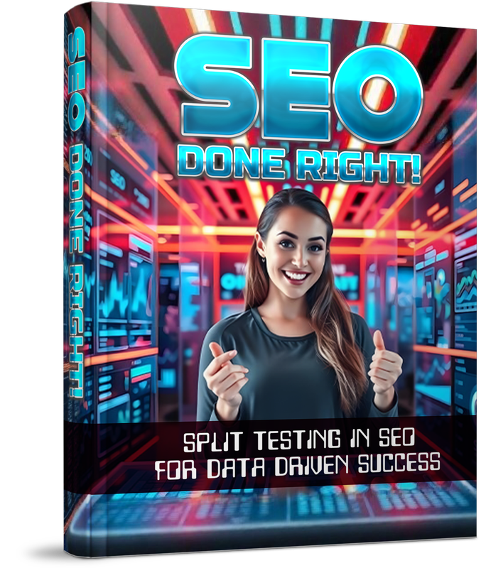 SEO Done Right - Split Testing in SEO For Data Driven Success - 33 Pages eBook