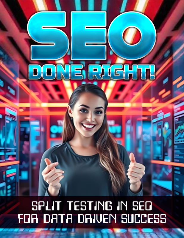 SEO Done Right - Split Testing in SEO For Data Driven Success - 33 Pages eBook
