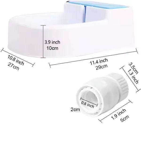1.5L Automatic Filling Garden Dog Water Bowl