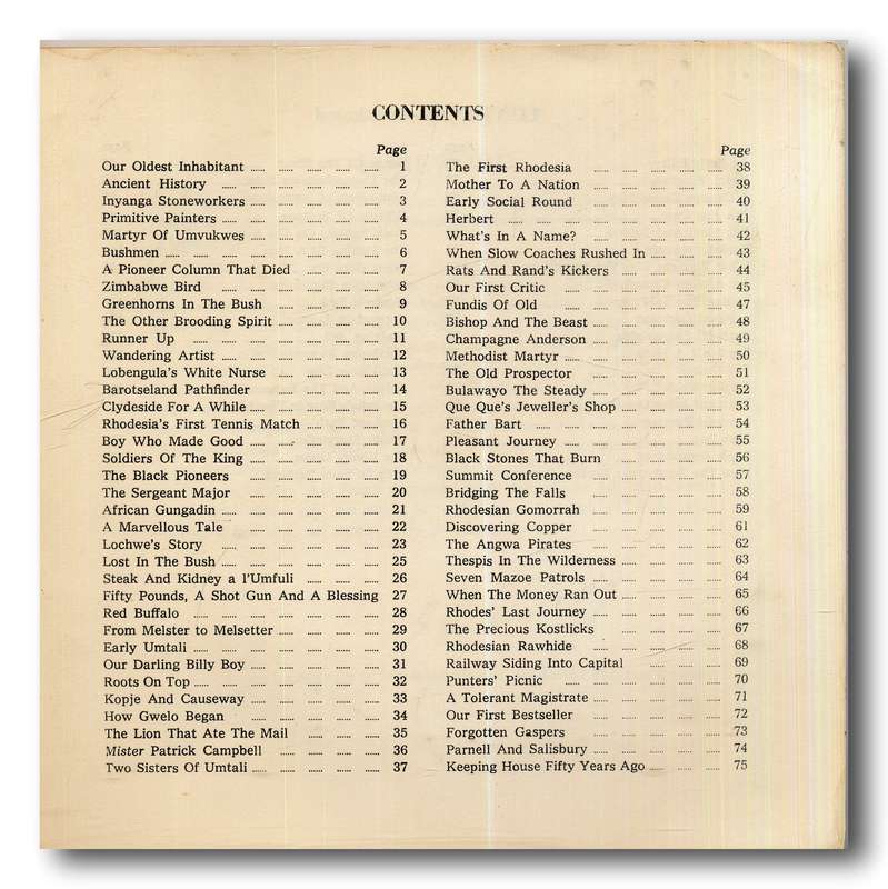 This is our Land - Stories and Legends of the two Rhodesias by Frank Clemens (First Ed 1963)