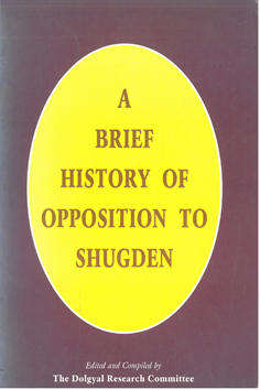 A brief history of opposition to Shugden. Philosophy.