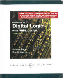 Fundamentals of Digital Logic with VHDL Design. 3rd Edition.
