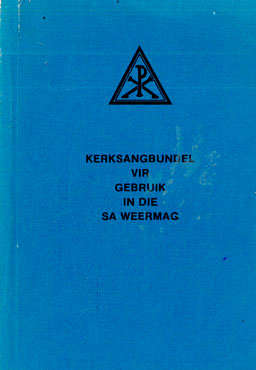 Kerksangbundel vir gebruik in die SA Weermag. Music.