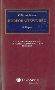 Korporatiewe Reg. 3de Uitgawe.