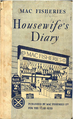Mac Fisheries. Housewife's Diary. 1939.