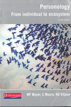 Personolgy from individual to ecosystem. Fourth Edition.