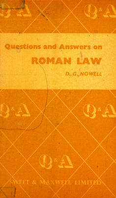 Questions and answers on Roman Law.