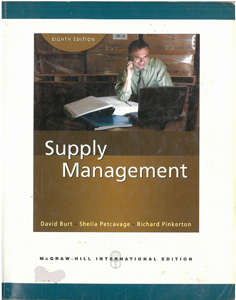Supply Management. 8th Edition.