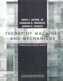 Theory of Machines and Mechanisms. International 4th Edition.