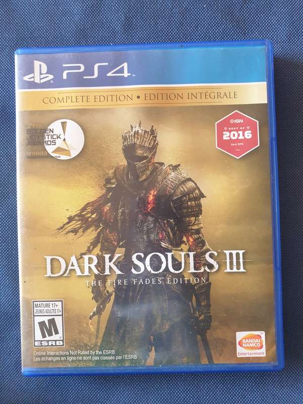 PS4 - Dark Souls 3 - The fire fades edition