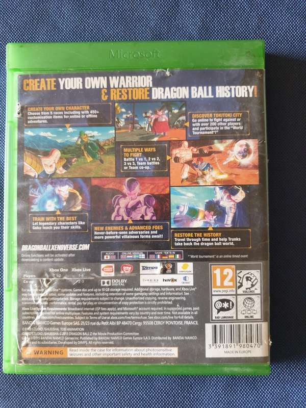 Xbox One Game - Dragonball Xenoverse