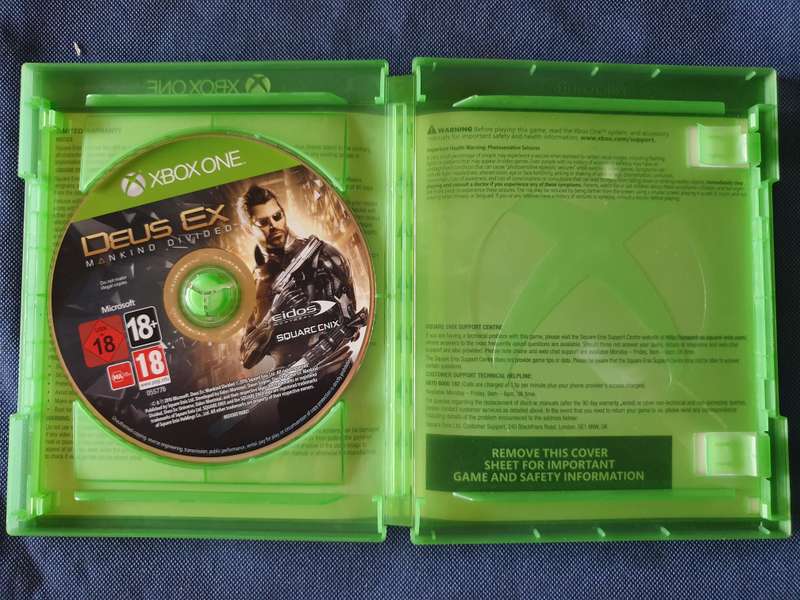 Xbox One Game - Deus Ex - Mankind Divided