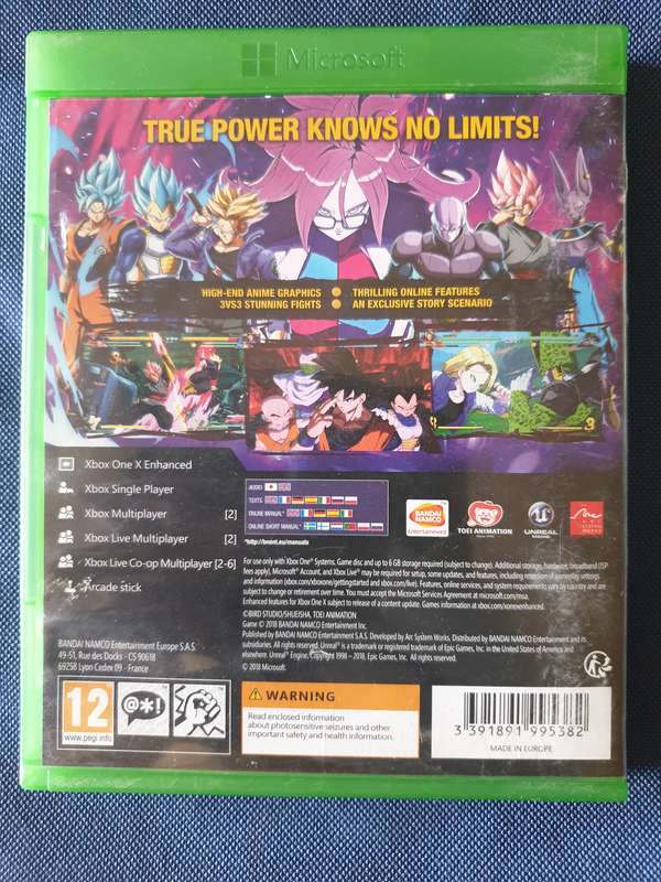Xbox One Game - Dragonball Fighter Z