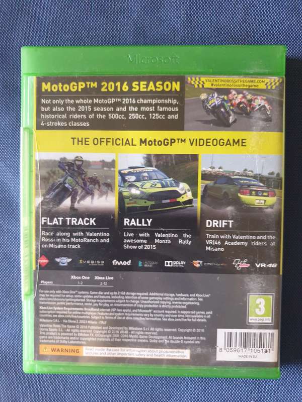Xbox One Game - Valentino Rossi - the Game