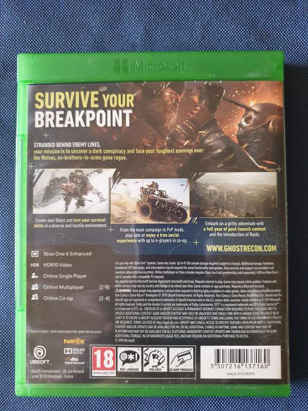 Xbox One Game - Tom Clancy's Ghost Recon BreakPoint
