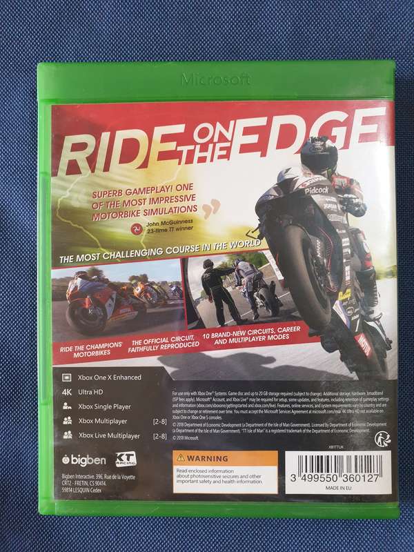 Xbox One Game - TT Isle of Man - Ride on the edge