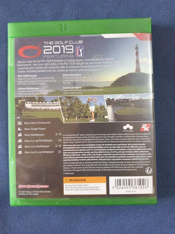Xbox One Game - The Golf Club 2019