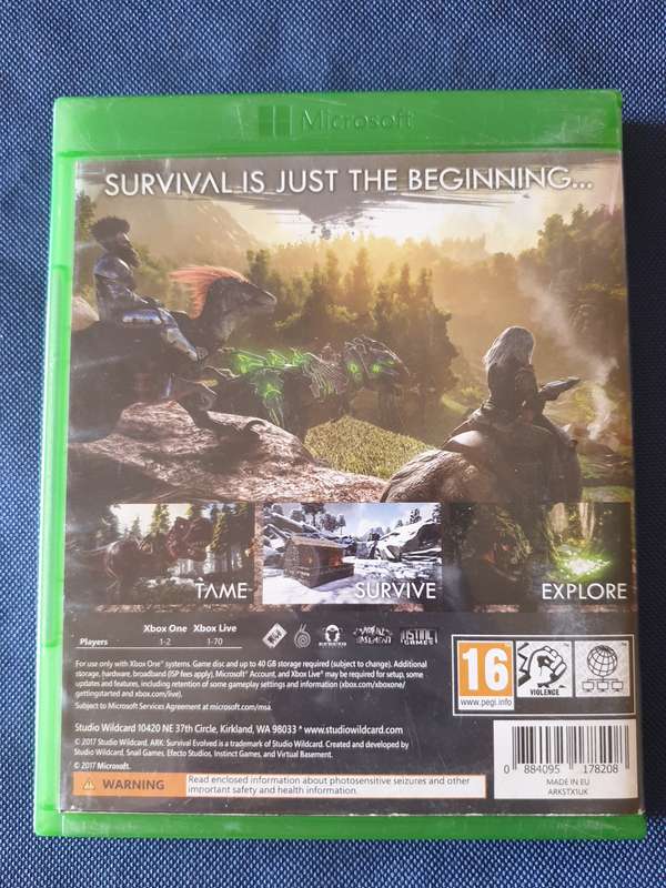 Xbox One Game - Ark Survival Evolved