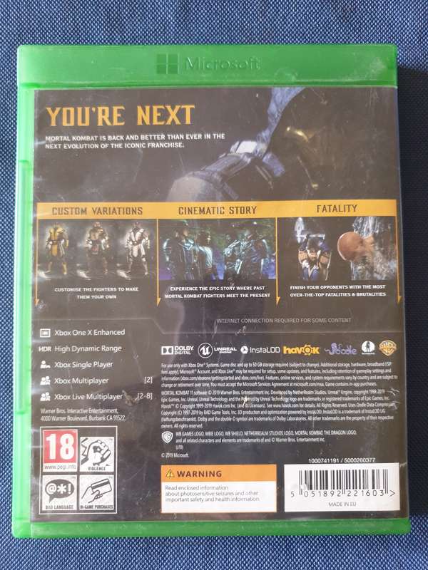Xbox One Game - Mortal Kombat 11