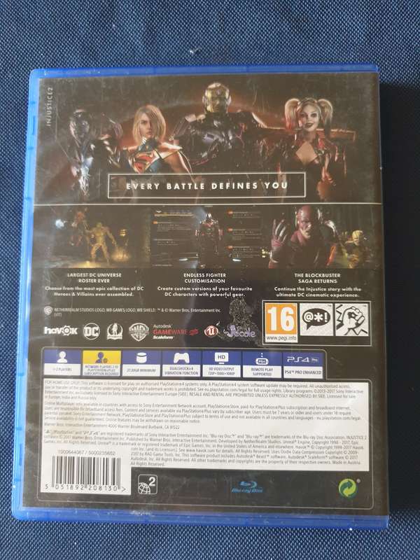 PS4 - Injustice 2