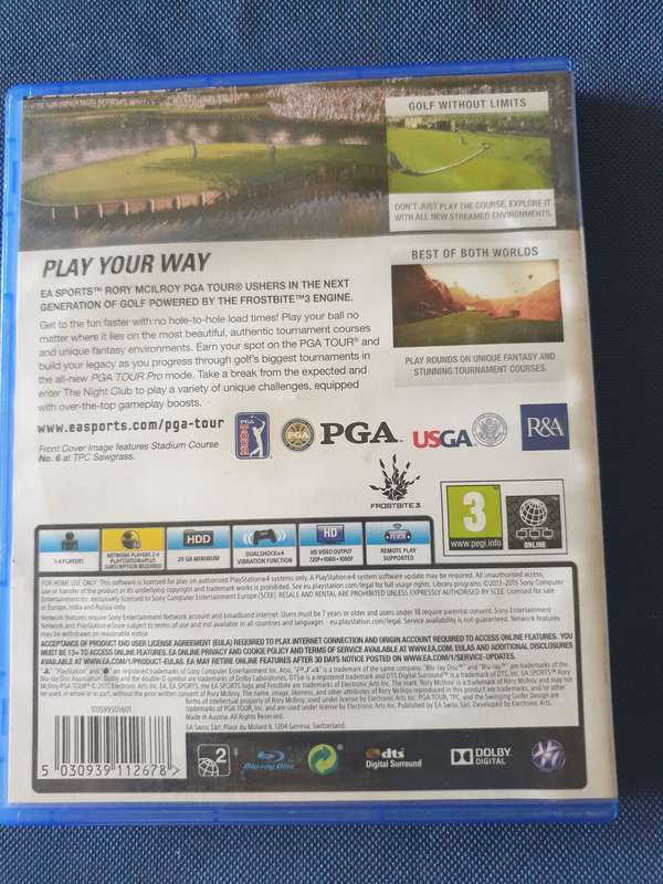 PS4 - Rory Mcilroy PGA tour