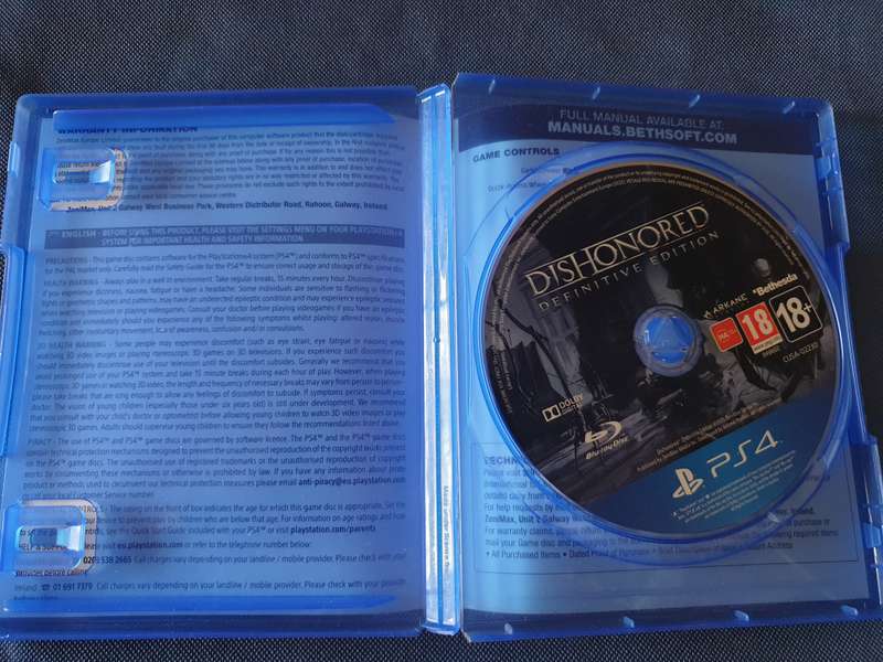 PS4 - Dishonored - Definitive edition