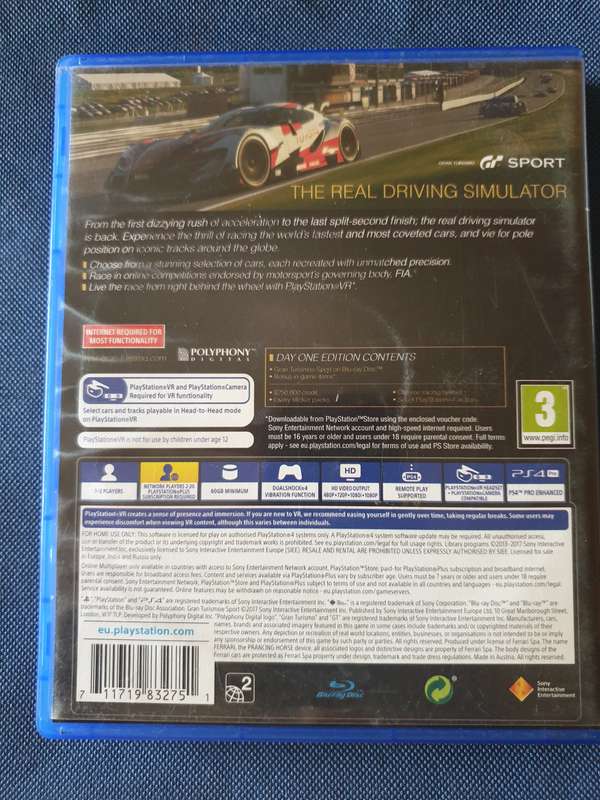 PS4 - Gran Turismo Sport
