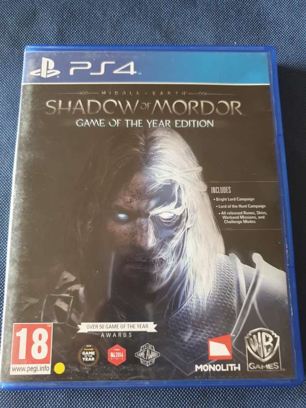 PS4 - Shadow of Mordor - GOTY