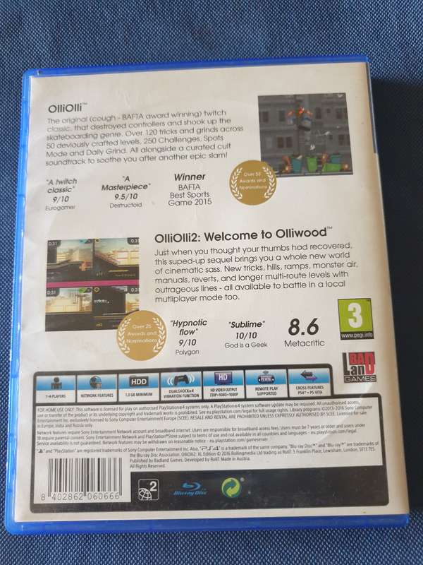 PS4 - OlliOlli: Epic Combo Edition