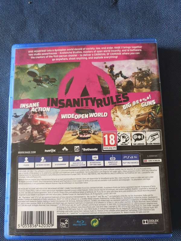 PS4 - Rage 2