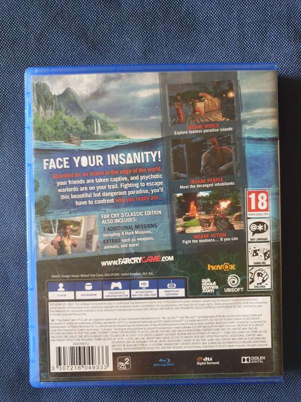 PS4 - FarCry 3 Classic Edition