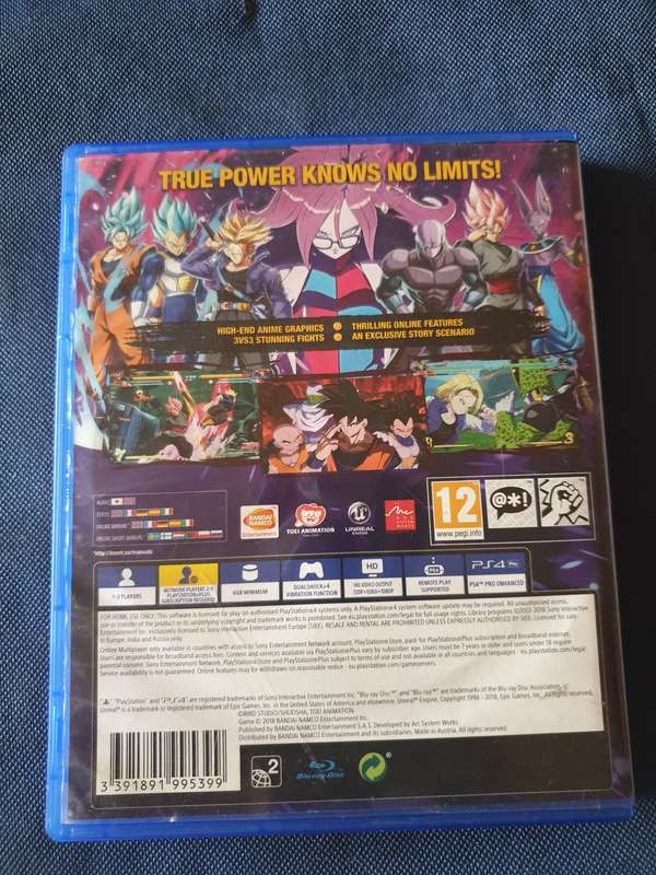 PS4 - Dragonball Fighter Z