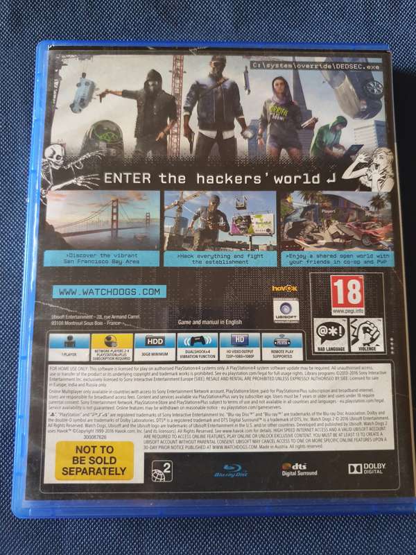 PS4 - Watch Dogs 2