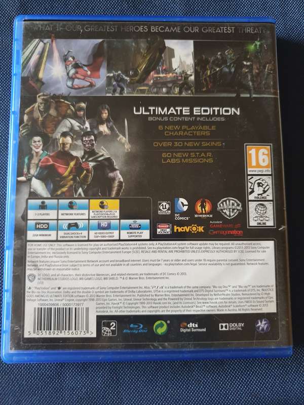 PS4 - Injustice Gods Among us - Ultimate edition