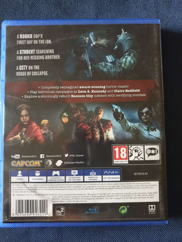 PS4 - Resident Evil 2