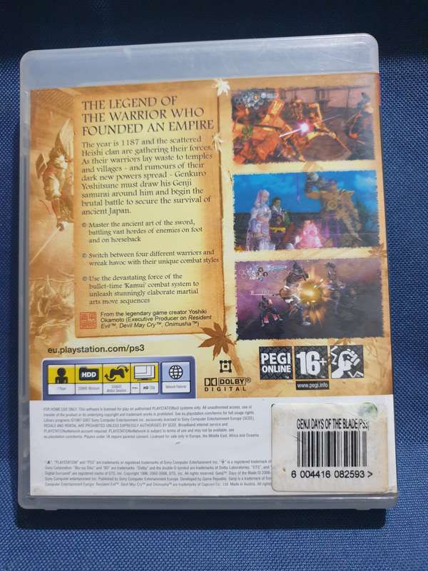 PS3 Game - Genji : Days of the Blade