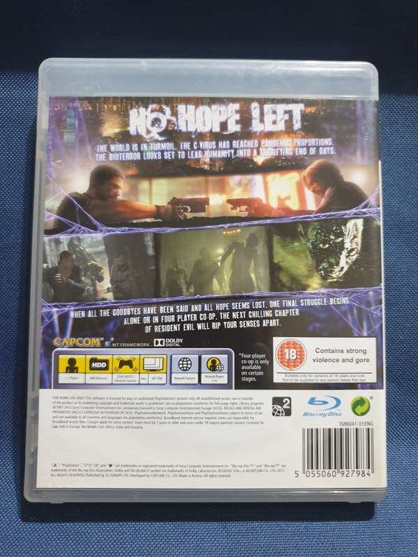 PS3 Game - Resident Evil 6