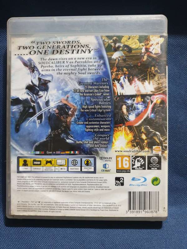 PS3 Game - Soul Calibur V