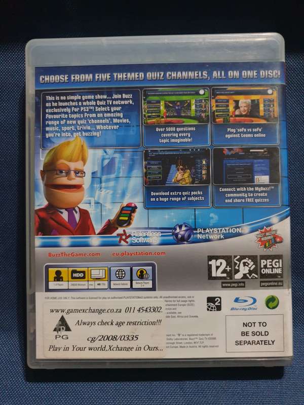 PS3 Game - Buzz Quiz TV
