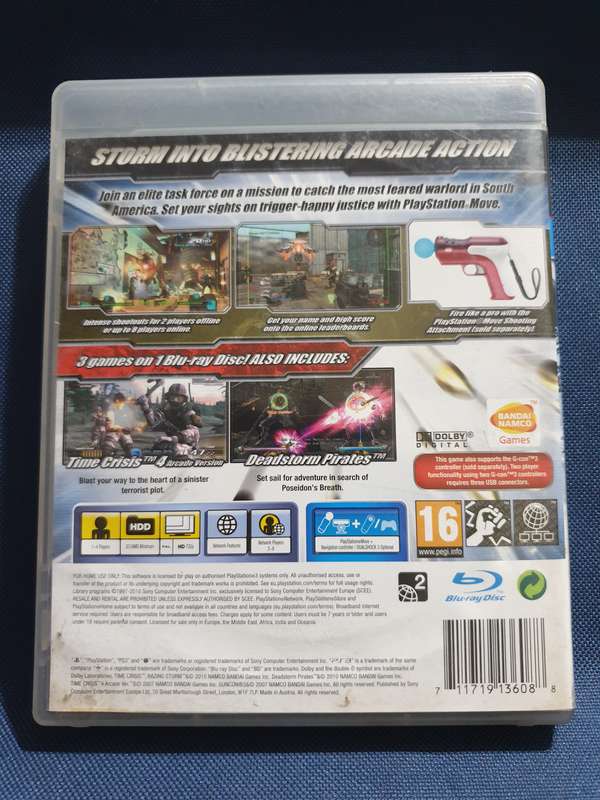 PS3 Game - Time Crisis Razing Storm